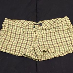 American Eagle plaid shorts